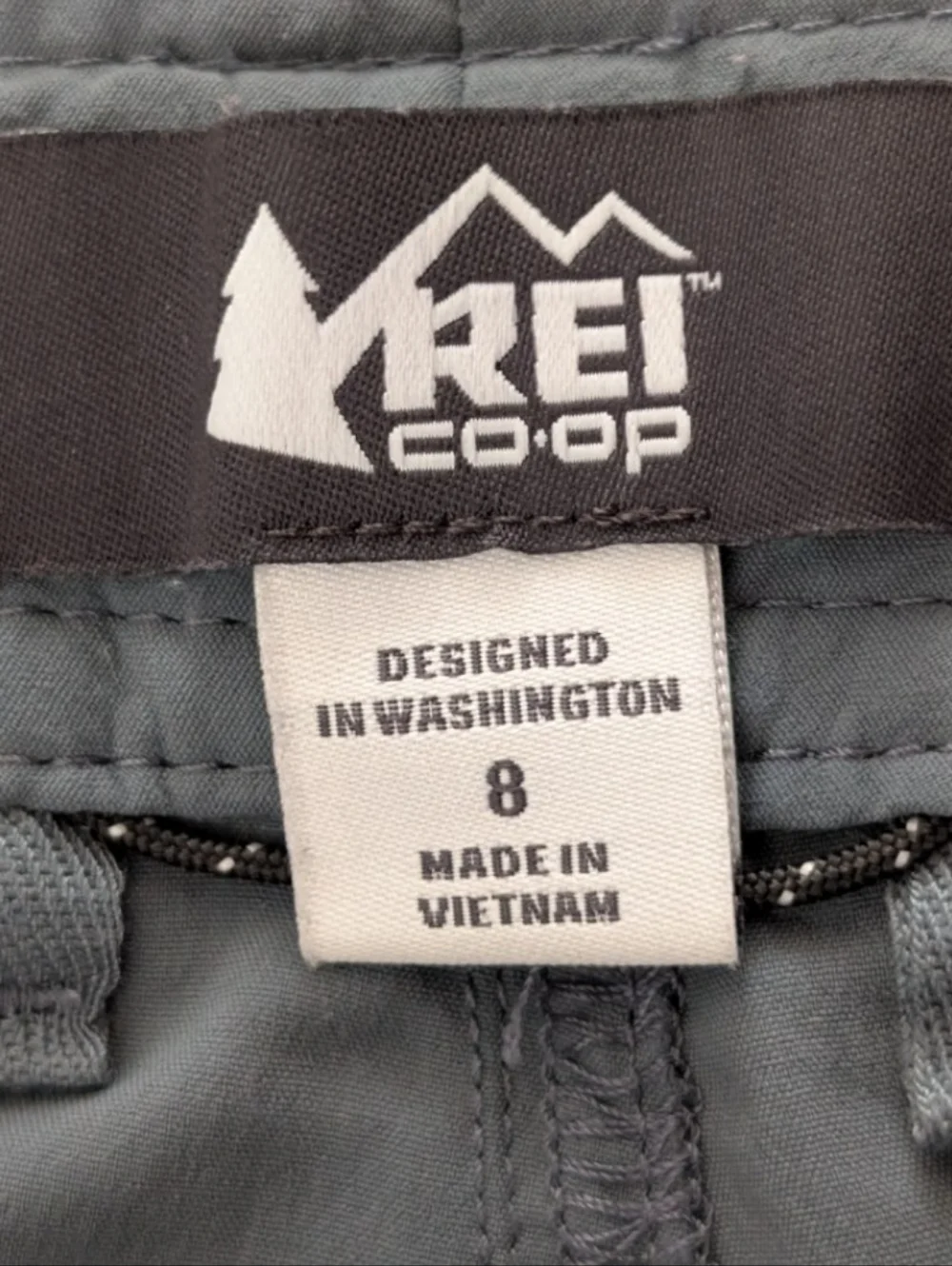 REI Sahara Convertible Pants in Slate Blue/Gray - Picture 3 of 6